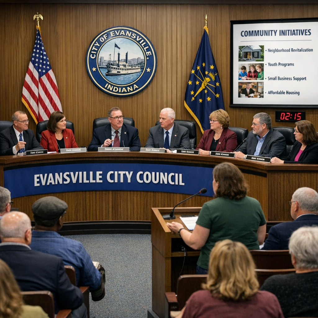 Evansville City Council Advances Key Community Initiatives